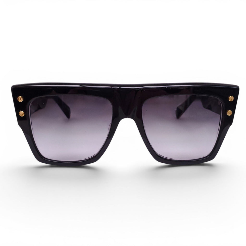 BALMAIN GOLD LOGO SUNGLASSES