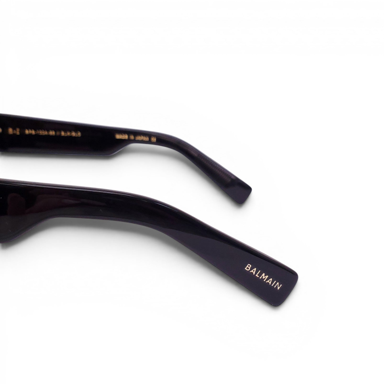 BALMAIN GOLD LOGO SUNGLASSES