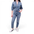BA&SH DENIM JUMPSUIT - SIZE 0