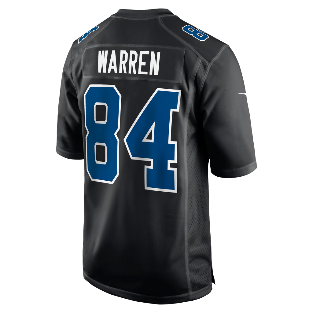 Indianapolis Colts Tyler Warren Carbon Black Fashion Game Jersey