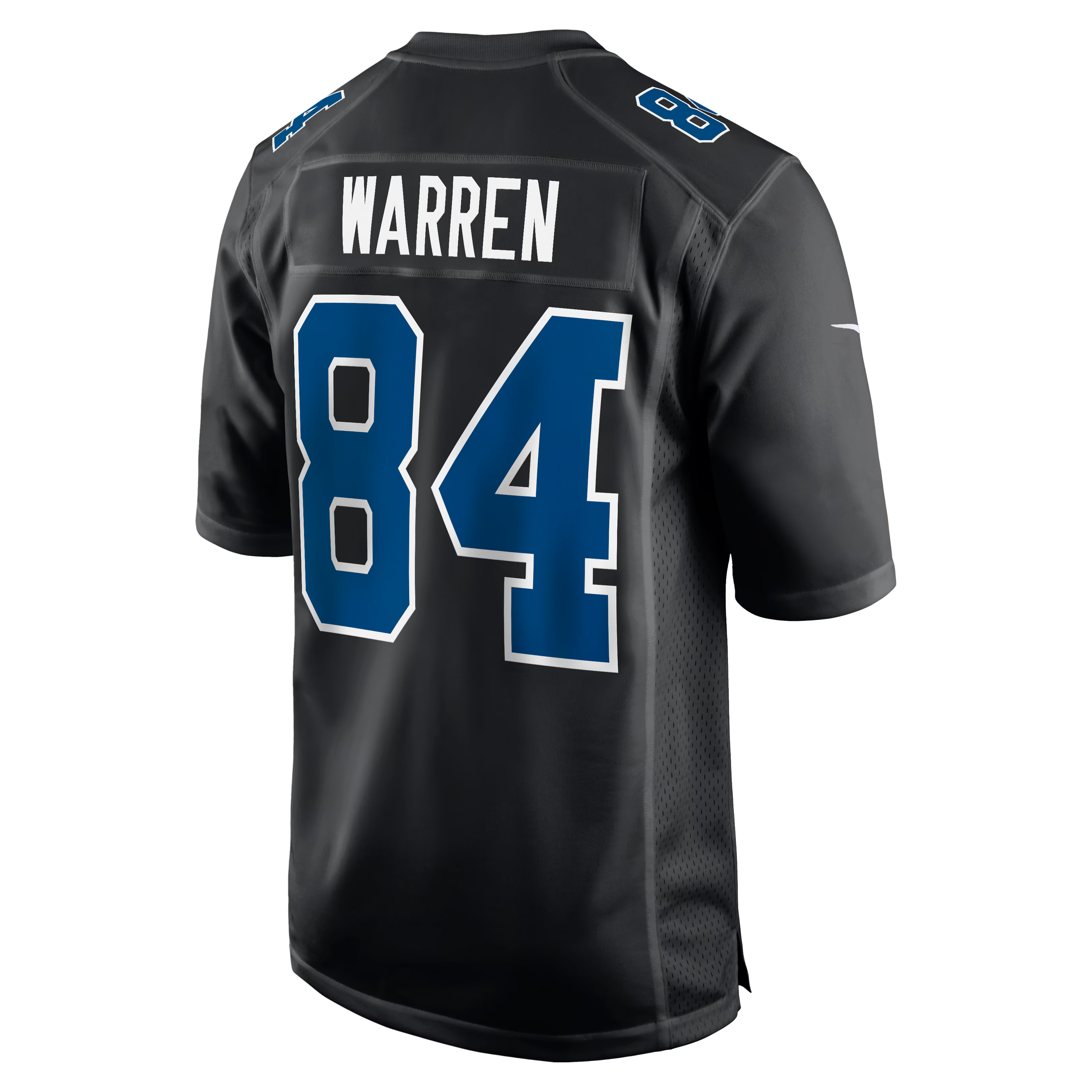 Indianapolis Colts Tyler Warren Carbon Black Fashion Game Jersey