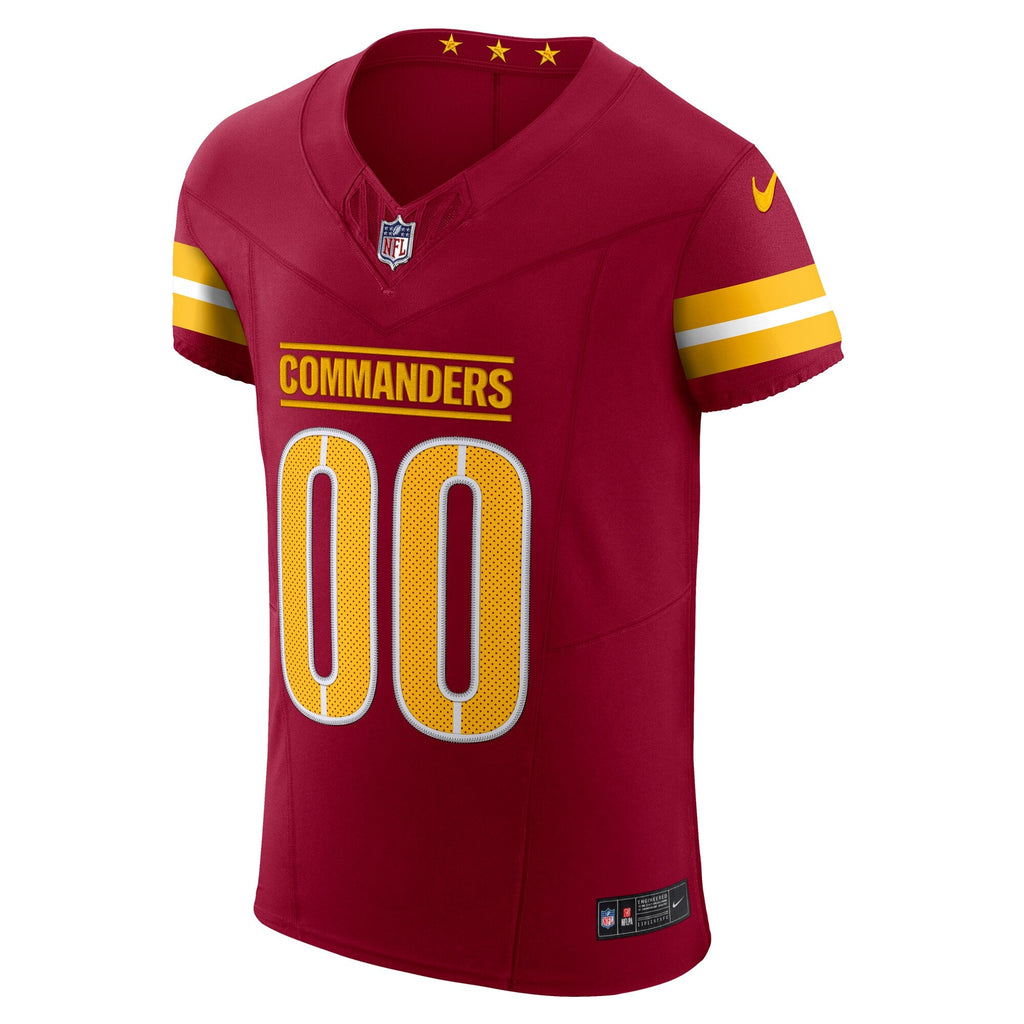 Washington Commanders Burgundy Team Vapor F.U.S.E. Elite Custom Jersey