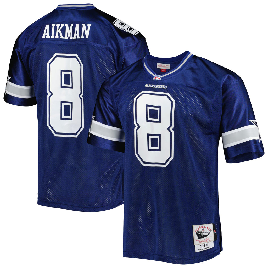Dallas Cowboys 1996 Troy Aikman Mitchell & Ness Navy Authentic Throwback Retired Player Jersey