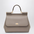 Dolce&Gabbana Large Mud Colour Sicily Hand Bag Women