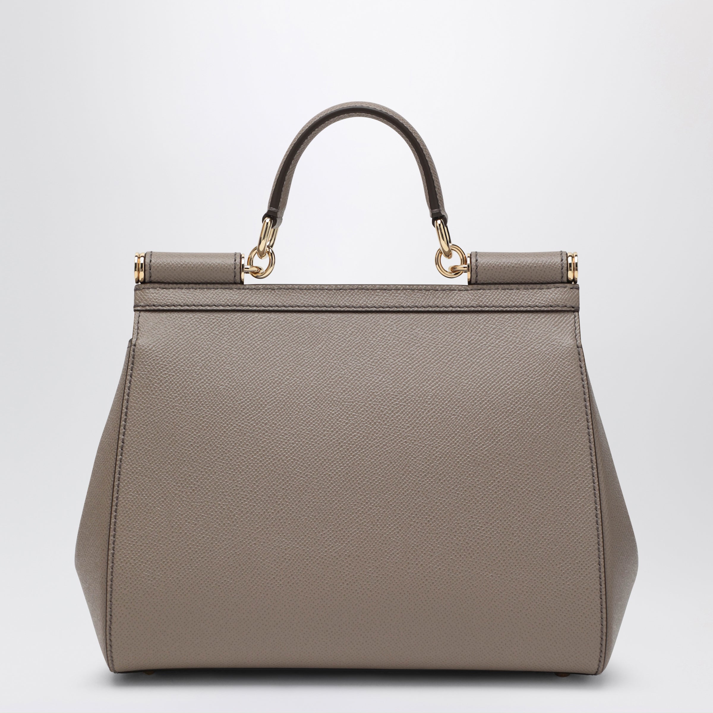 Dolce&Gabbana Large Mud Colour Sicily Hand Bag Women