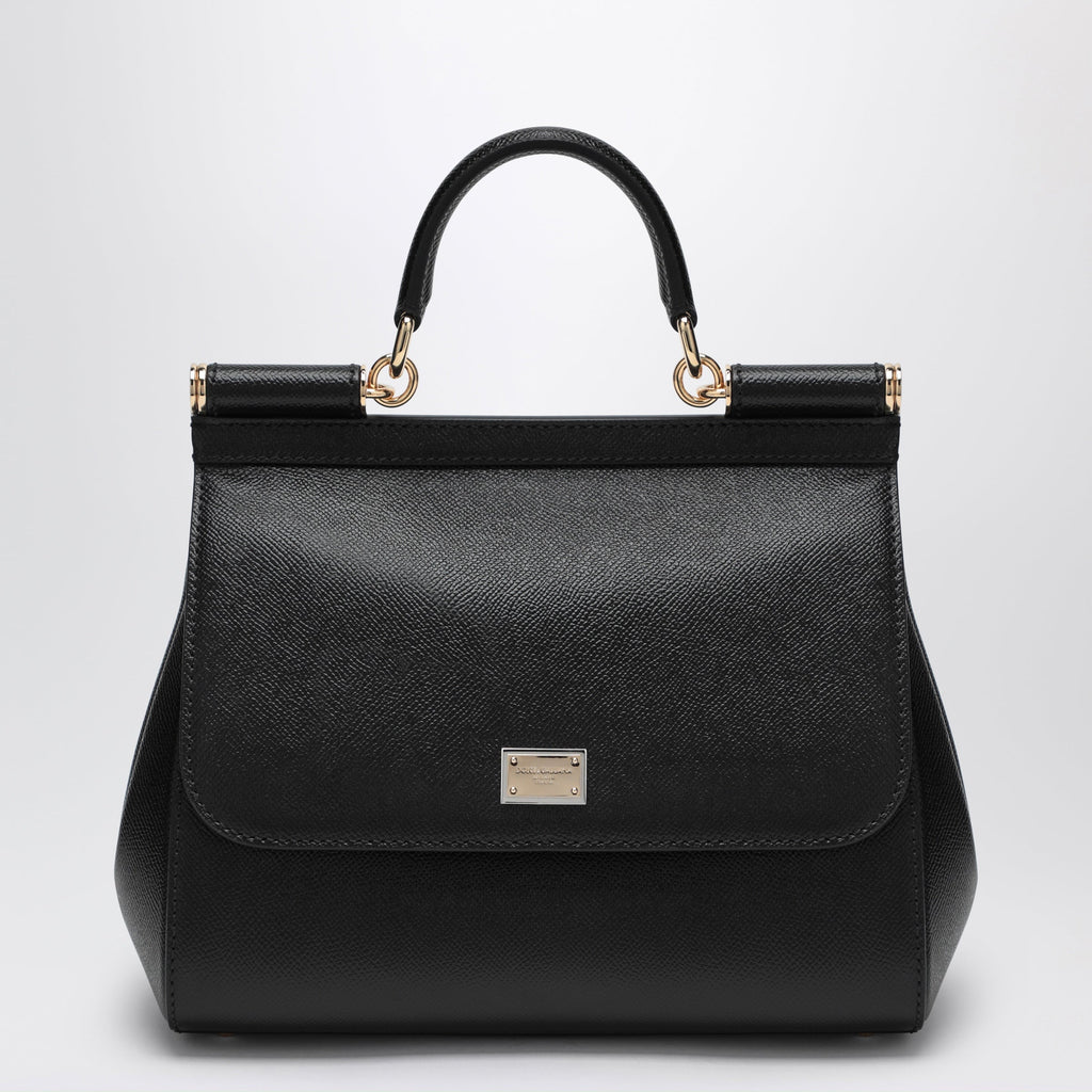 Dolce&Gabbana Large Black Sicily Handbag Women