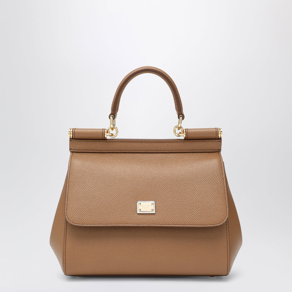 Dolce&Gabbana Medium Caramel Sicily Hand Bag Women