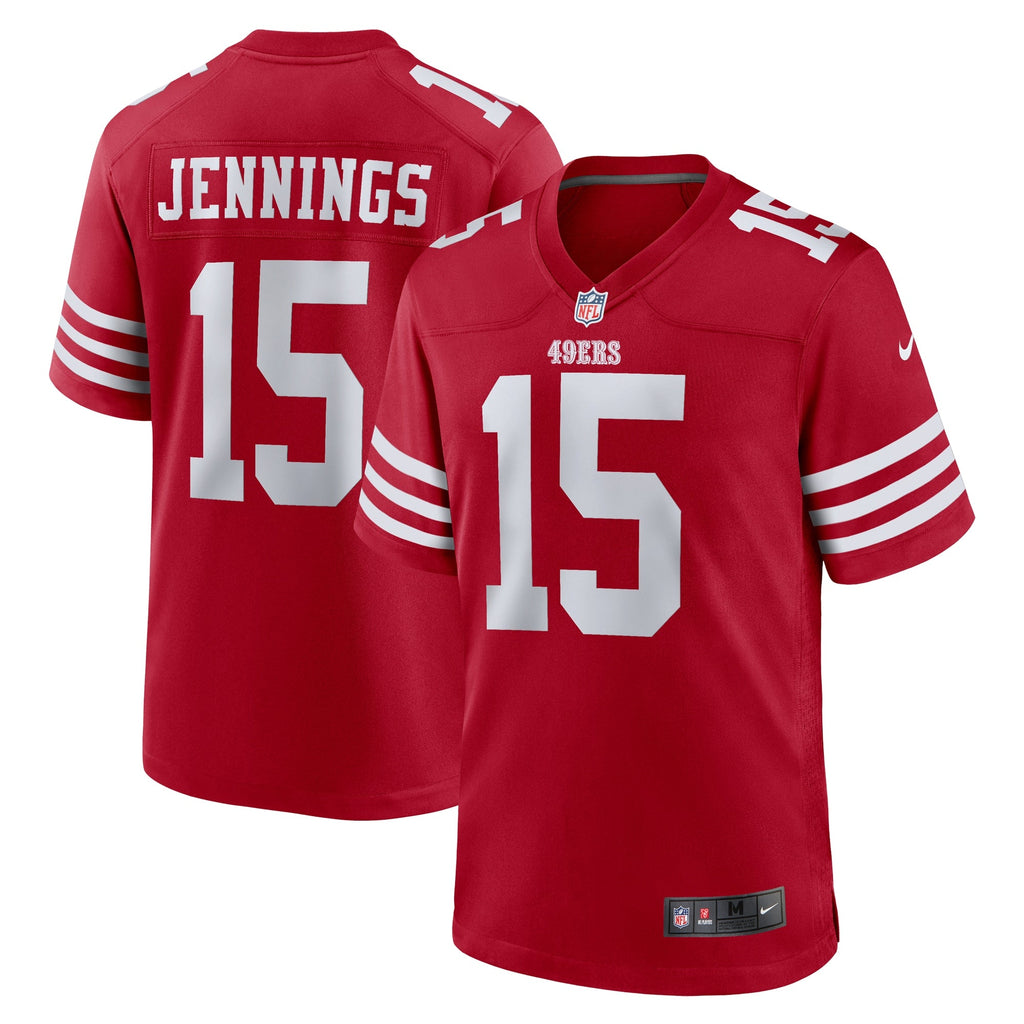 San Francisco 49ers Jauan Jennings Scarlet Game Jersey