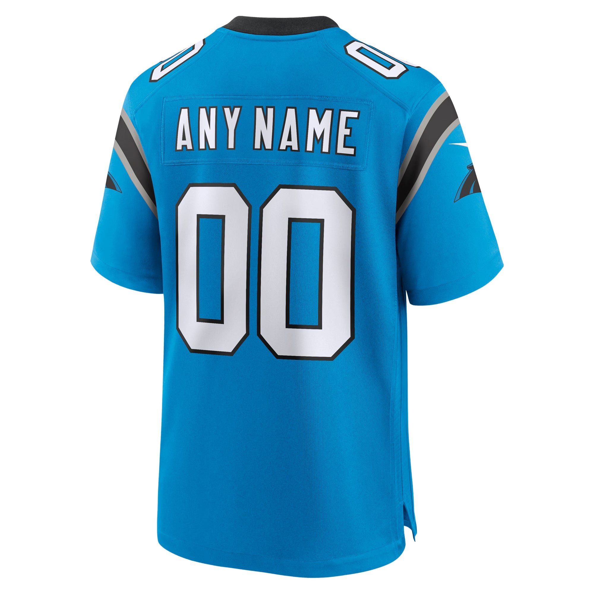 Carolina Panthers Blue Alternate Custom Game Jersey