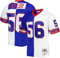 New York Giants Lawrence Taylor Mitchell & Ness Royal/White 1986 Split Legacy Replica Jersey