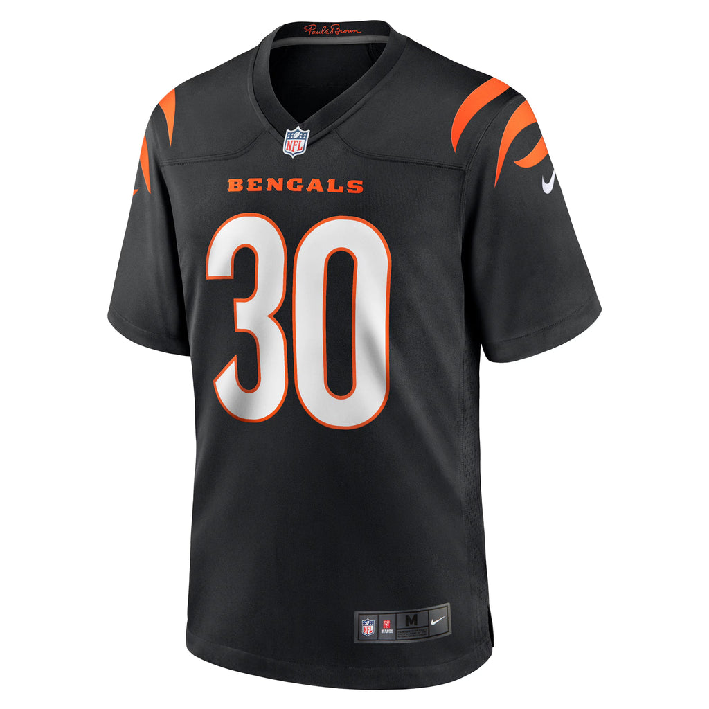 Cincinnati Bengals Chase Brown Black Team Game Jersey