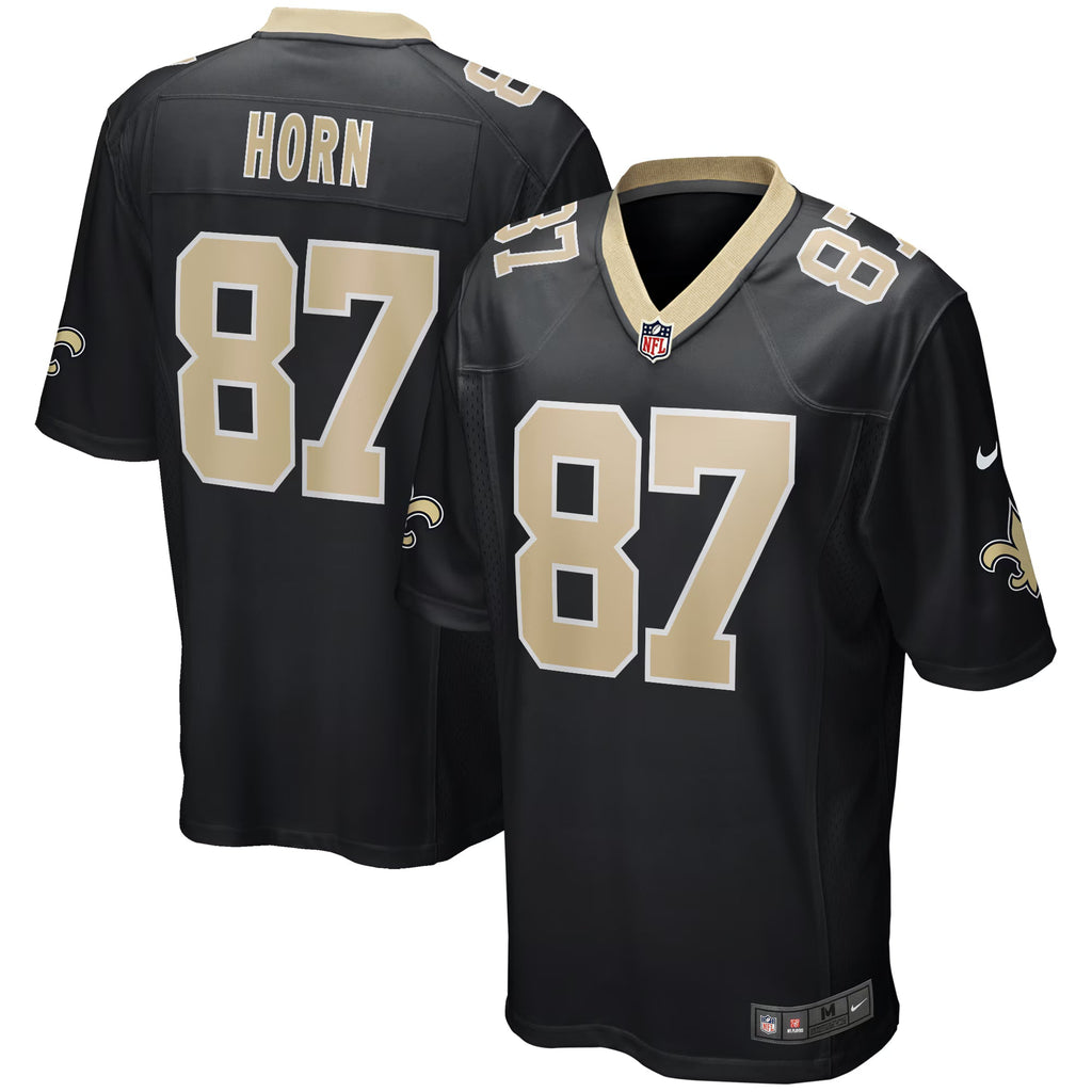New Orleans Saints Joe Horn Black Game Retired Player Jersey