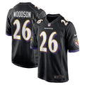 Baltimore Ravens Rod Woodson Black Retired Player Alternate Game Jersey