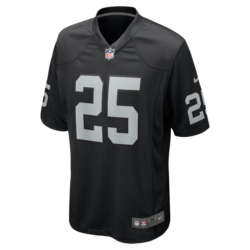 Las Vegas Raiders Decamerion Richardson Black Team Game Jersey