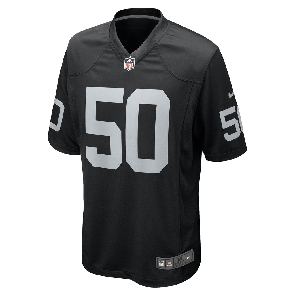 Las Vegas Raiders Jacob Bobenmoyer Black Game Player Jersey