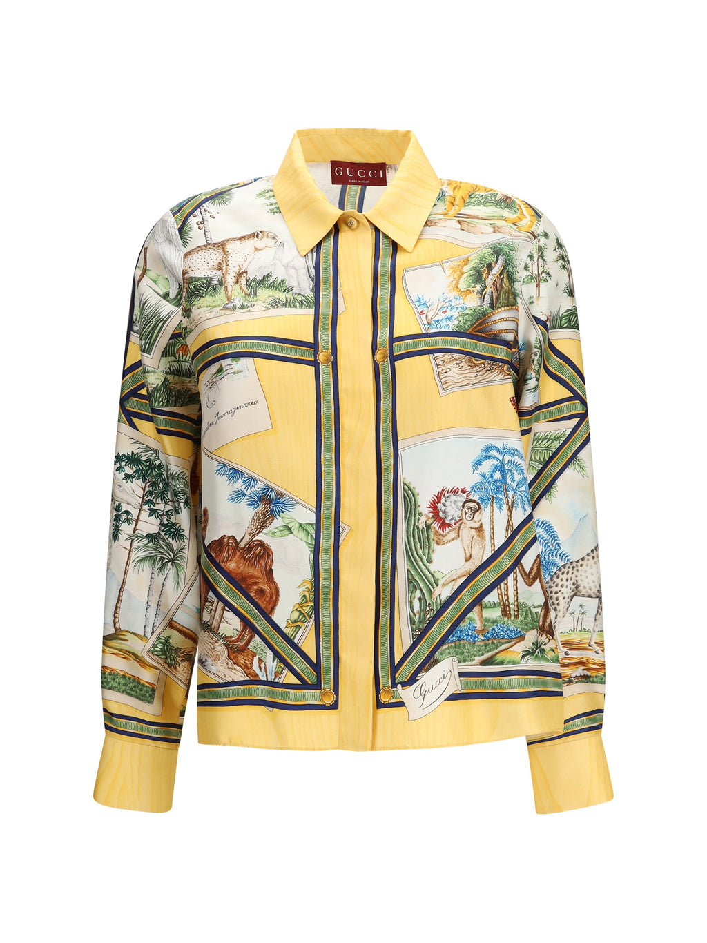 Gucci Women Silk Twill Shirt