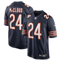 Chicago Bears Nick McCloud Navy Team Game Jersey