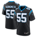 Carolina Panthers Maema Njongmeta Black Team Game Jersey
