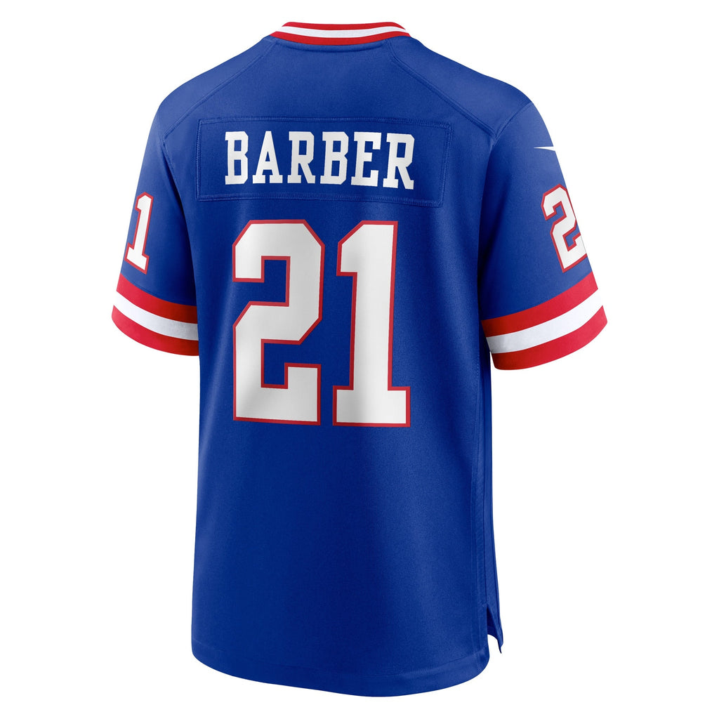 New York Giants Tiki Barber Royal Retired Player Alternate Game Jersey