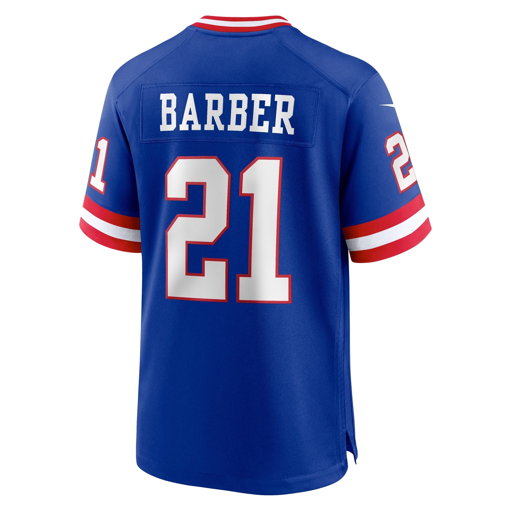 New York Giants Tiki Barber Royal Retired Player Alternate Game Jersey