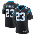 Carolina Panthers Trevor Etienne Black Team Game Jersey