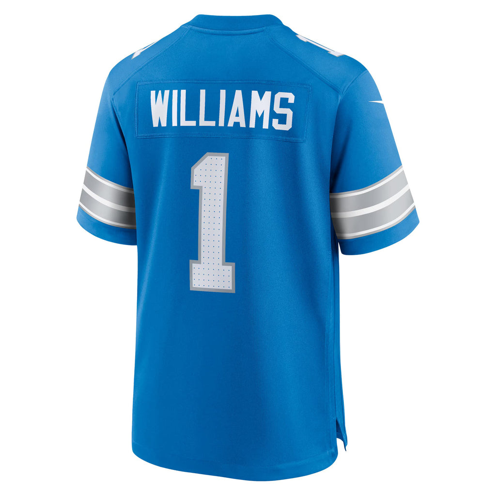 Detroit Lions Jameson Williams Blue Game Player Jersey