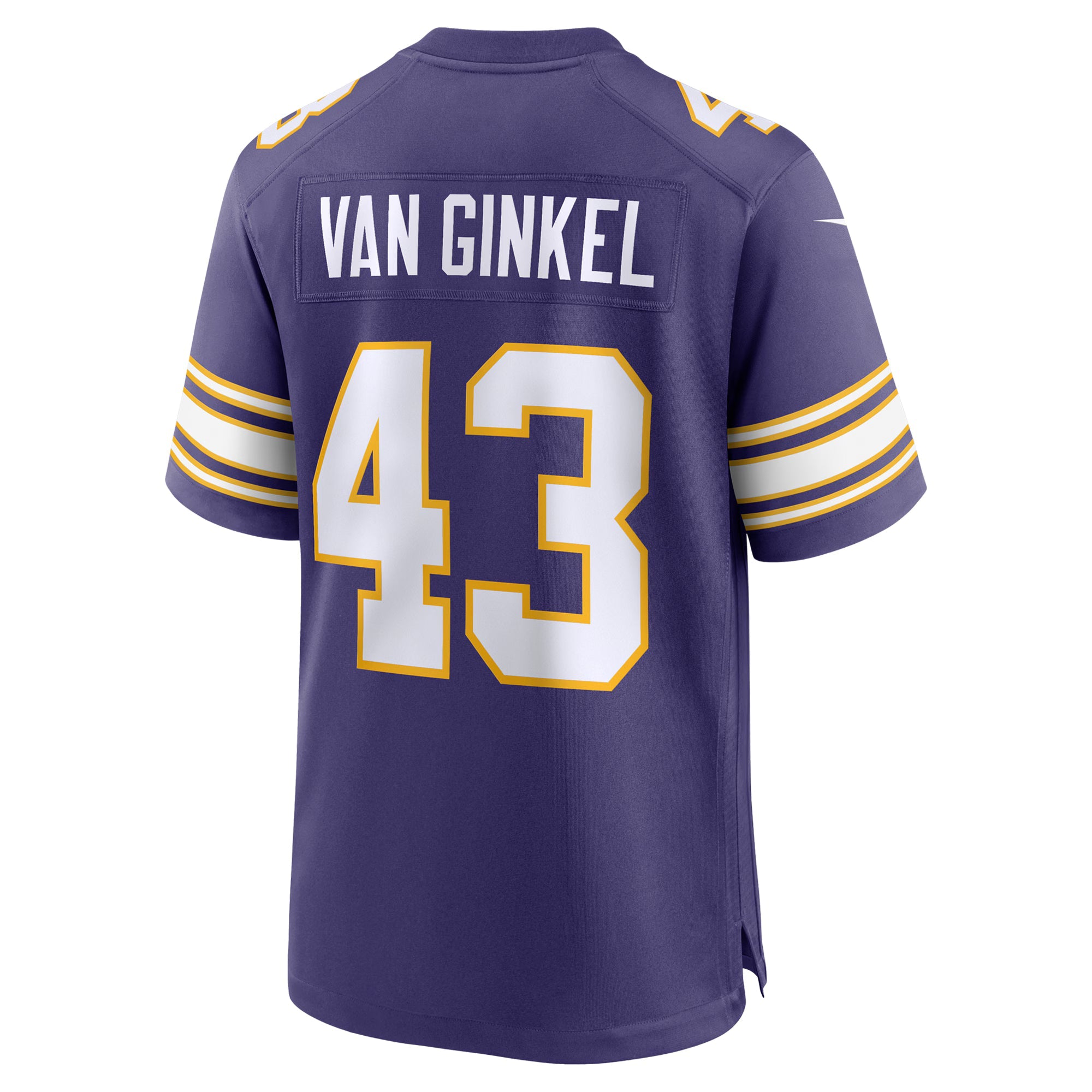 Minnesota Vikings Andrew Van Ginkel Purple Alternate Game Jersey