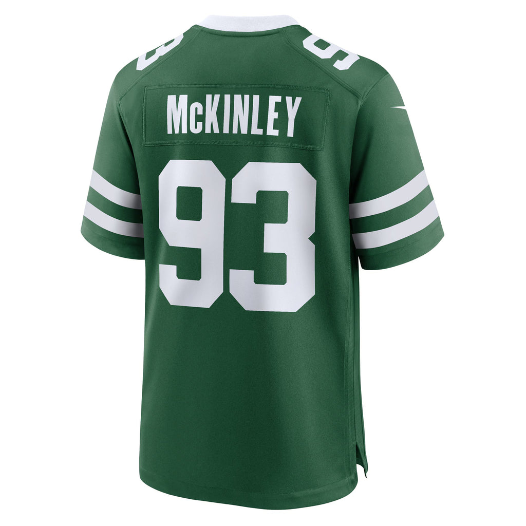 New York Jets Takk McKinley Legacy Green Team Game Jersey