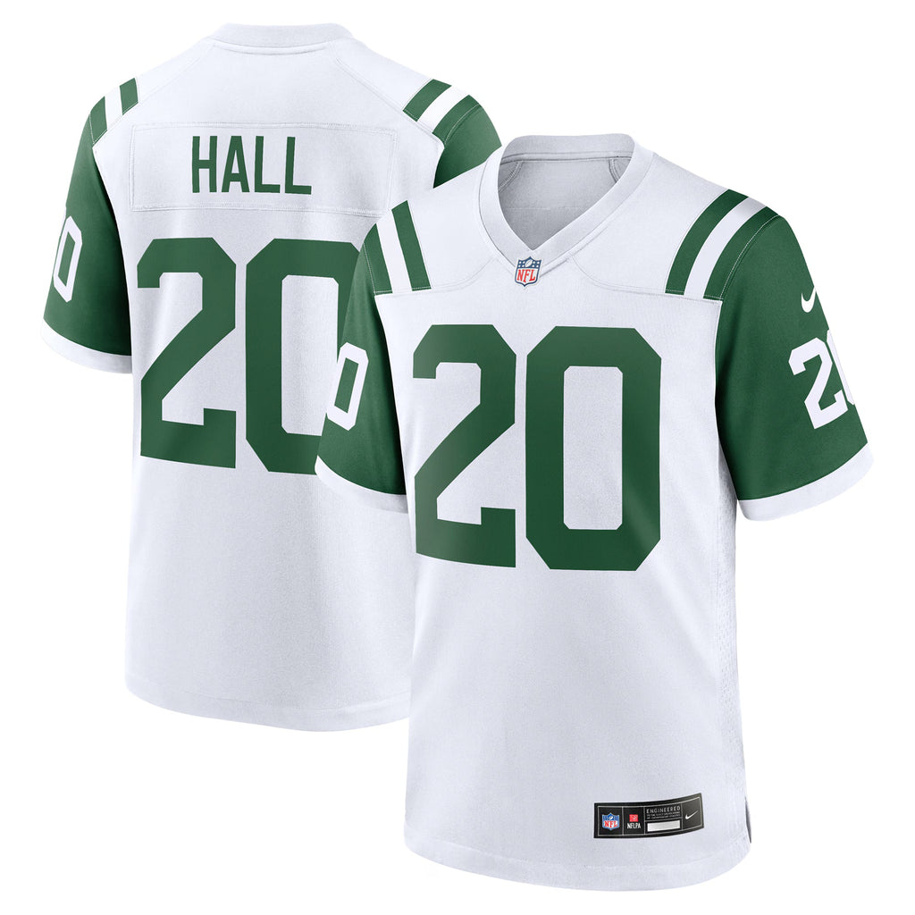 New York Jets Breece Hall White Classic Alternate Game Jersey