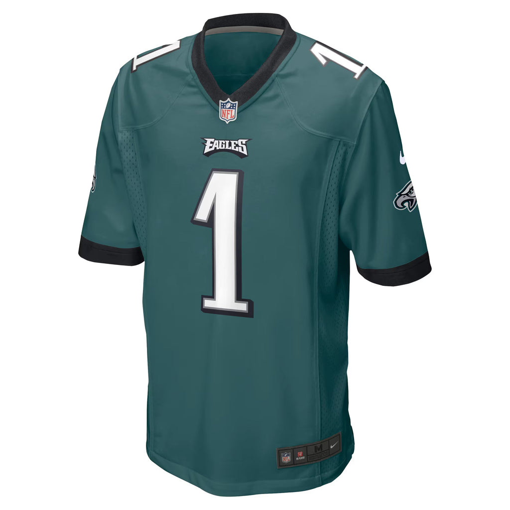 Philadelphia Eagles Jalen Hurts Midnight Green Player Jersey