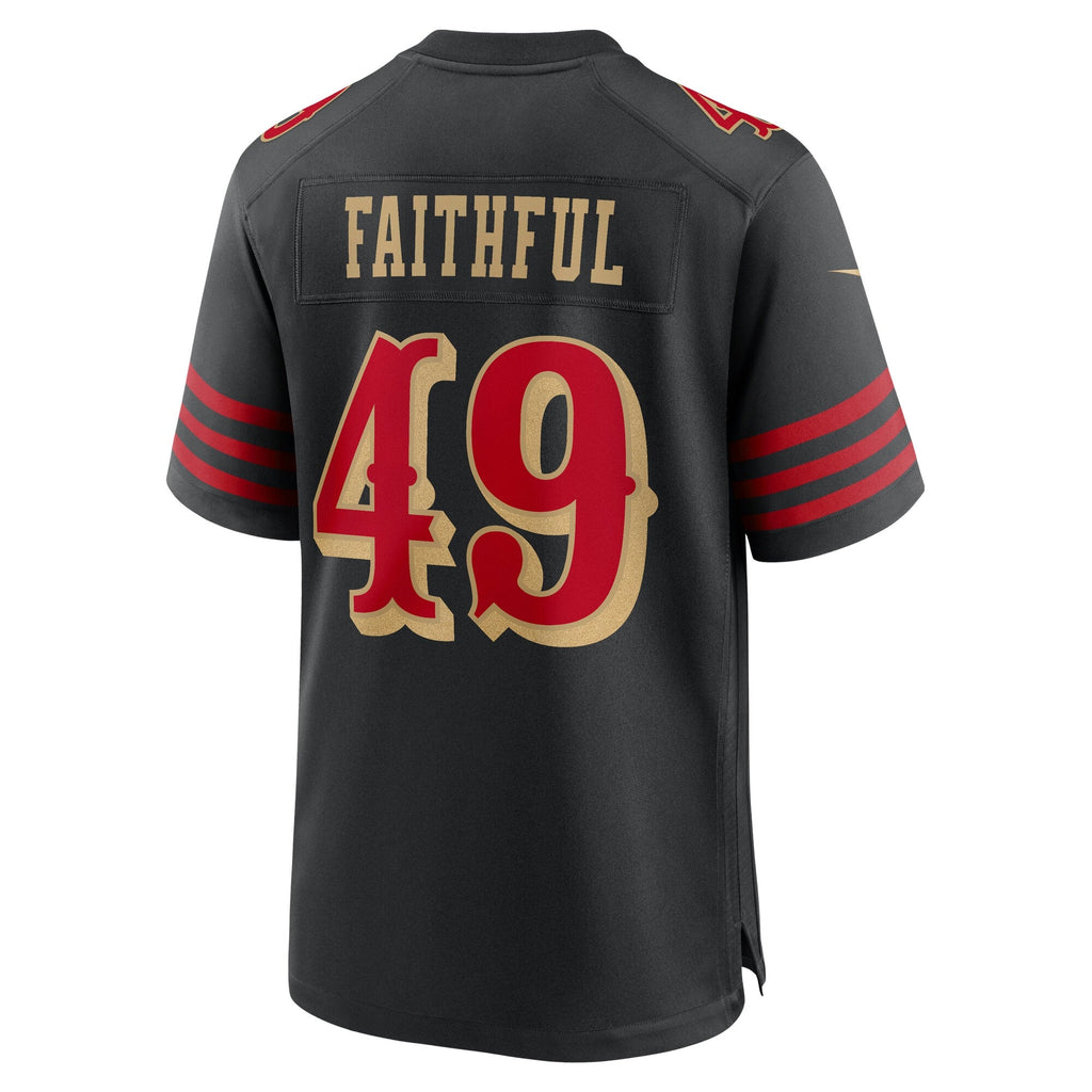 San Francisco 49ers The Faithful Black 2025 Rivalries Collection Game Jersey
