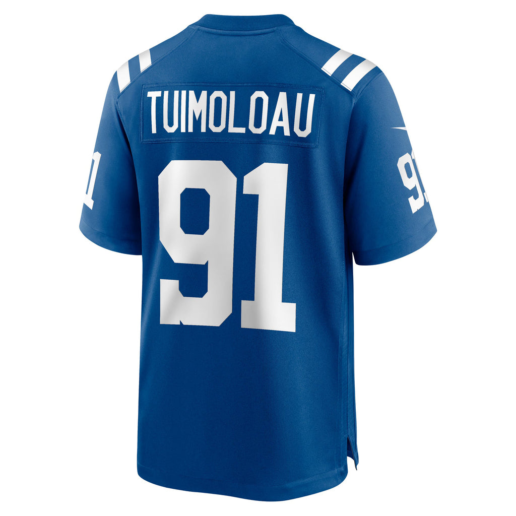 Indianapolis Colts JT Tuimoloau Royal Team Game Jersey