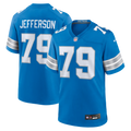 Detroit Lions Quinton Jefferson Blue Team Game Jersey