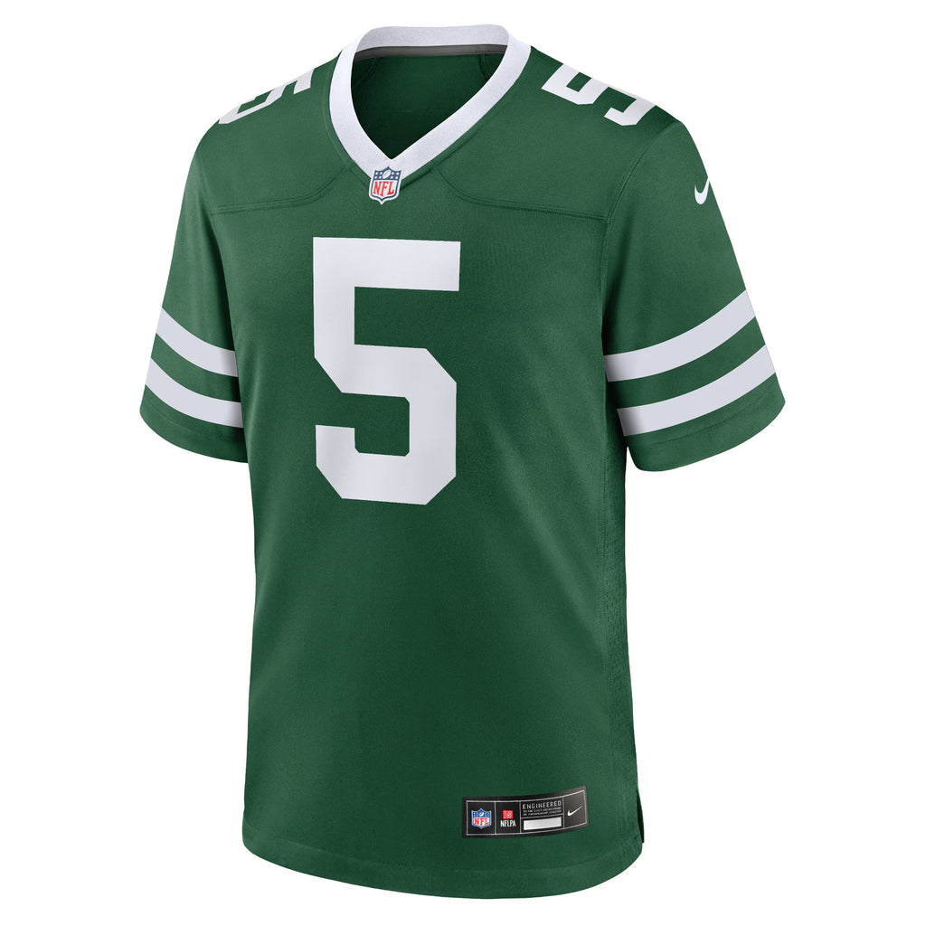 New York Jets Garrett Wilson Legacy Green Game Jersey