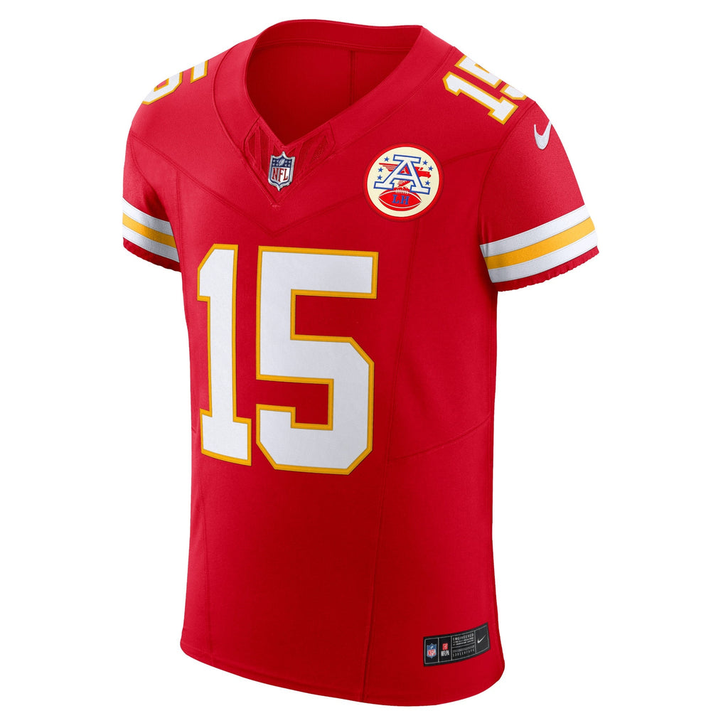 Kansas City Chiefs Patrick Mahomes Red Vapor F.U.S.E. Elite Jersey