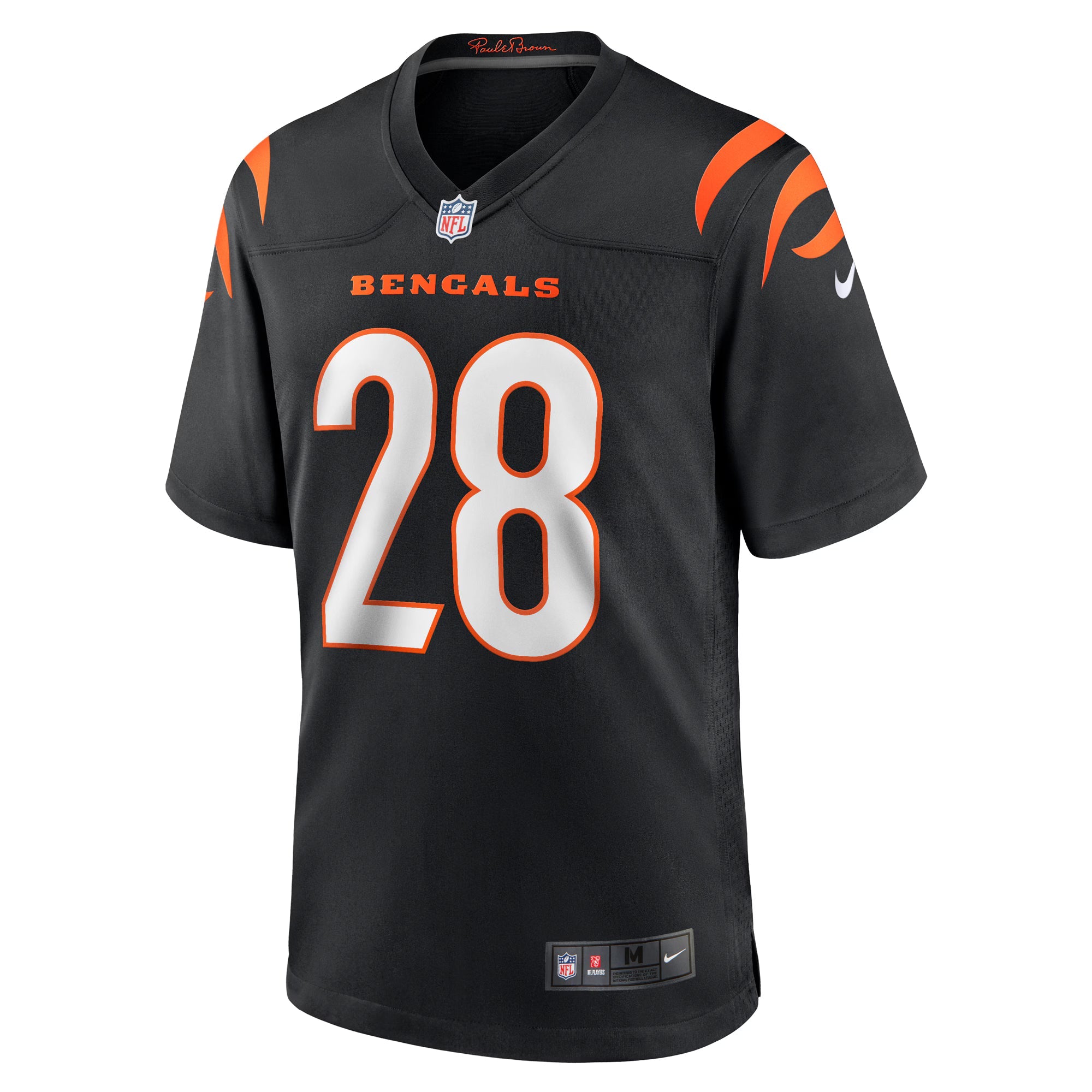 Cincinnati Bengals Josh Newton Black Game Jersey