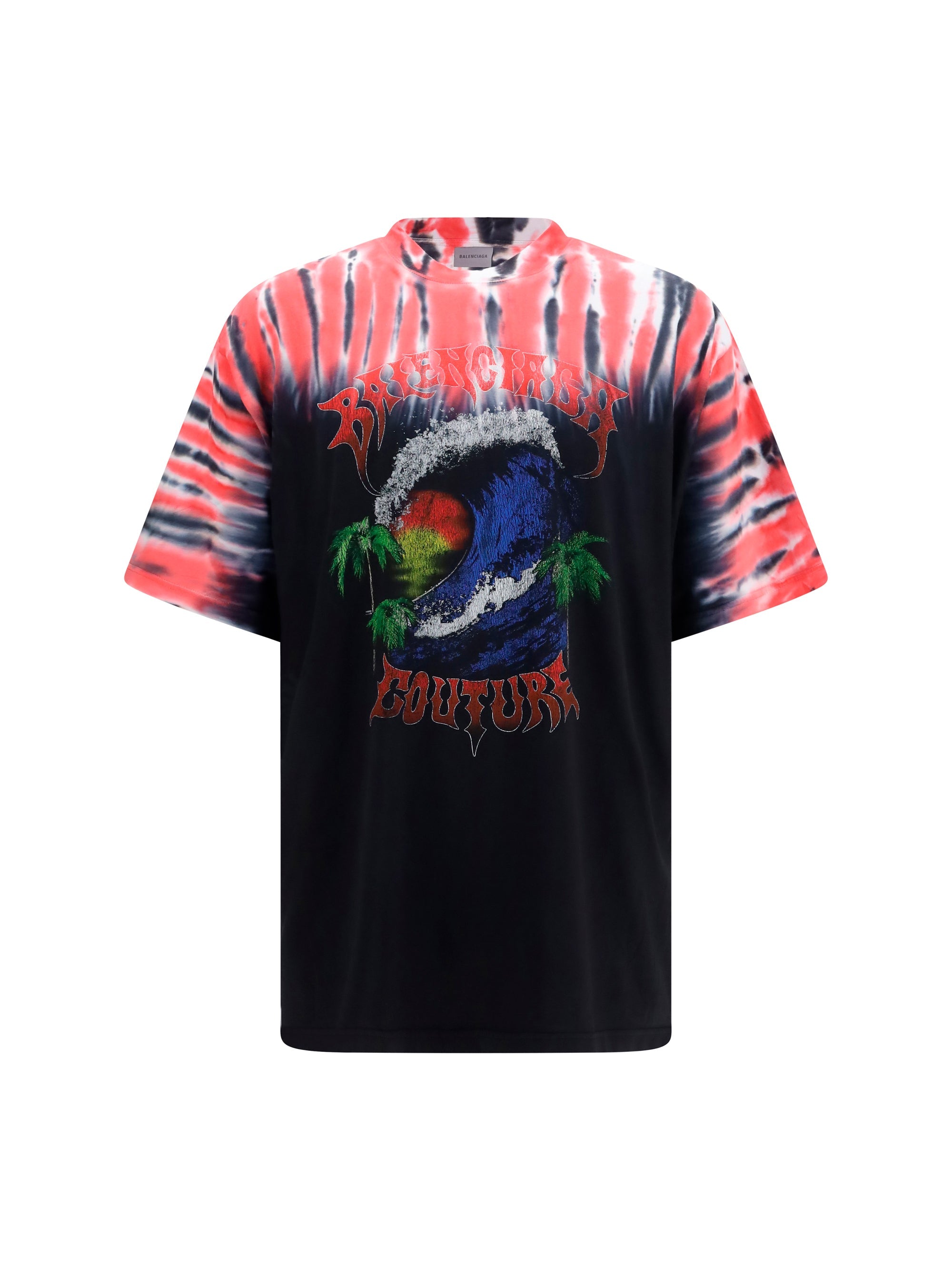 Balenciaga Men Extreme Tie Dye T-Shirt