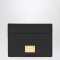 Dolce&Gabbana Black Plonge Calf Leather Card Holder Women
