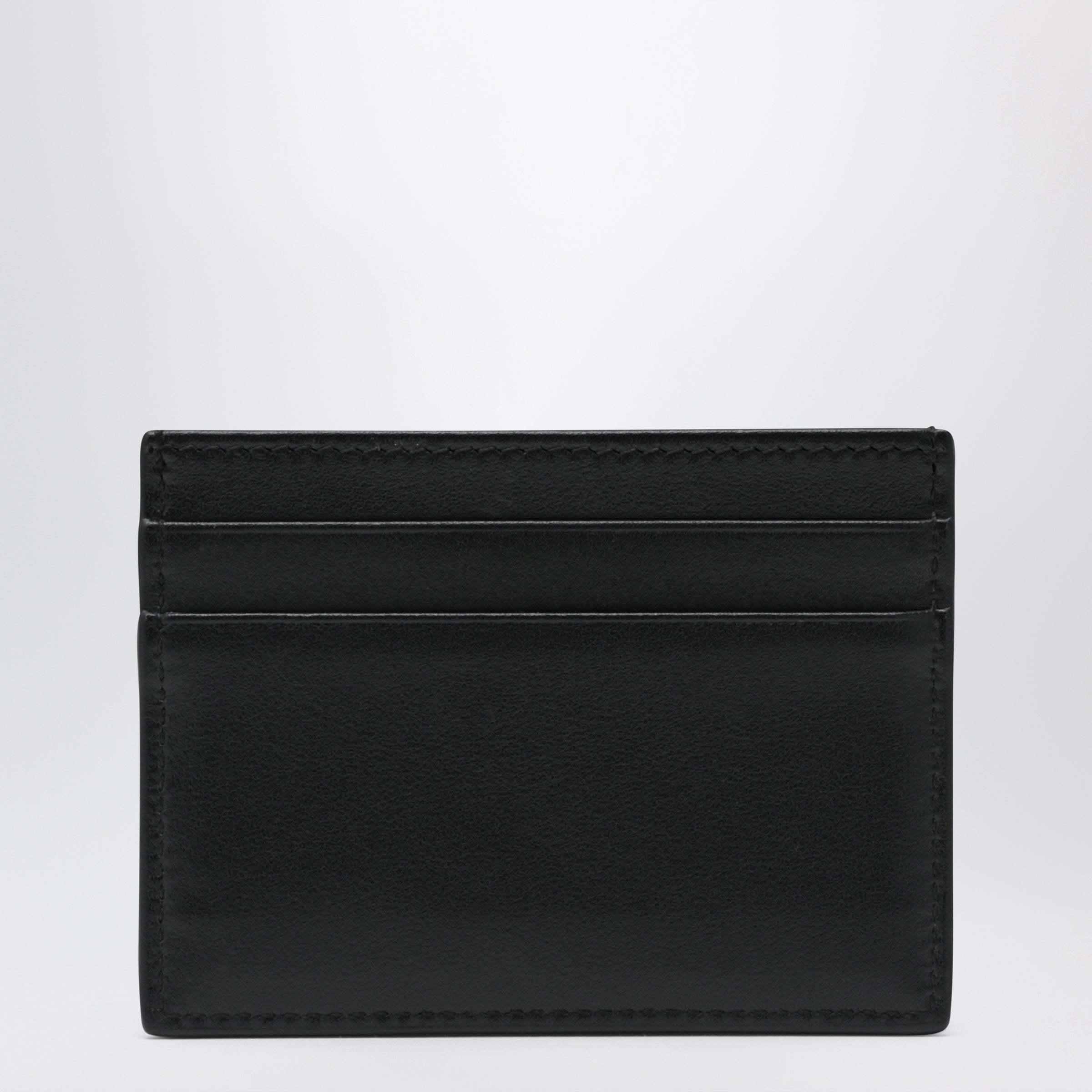 Dolce&Gabbana Black Plonge Calf Leather Card Holder Women