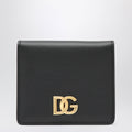 Dolce&Gabbana Black Leather Wallet With Dg Logo Women