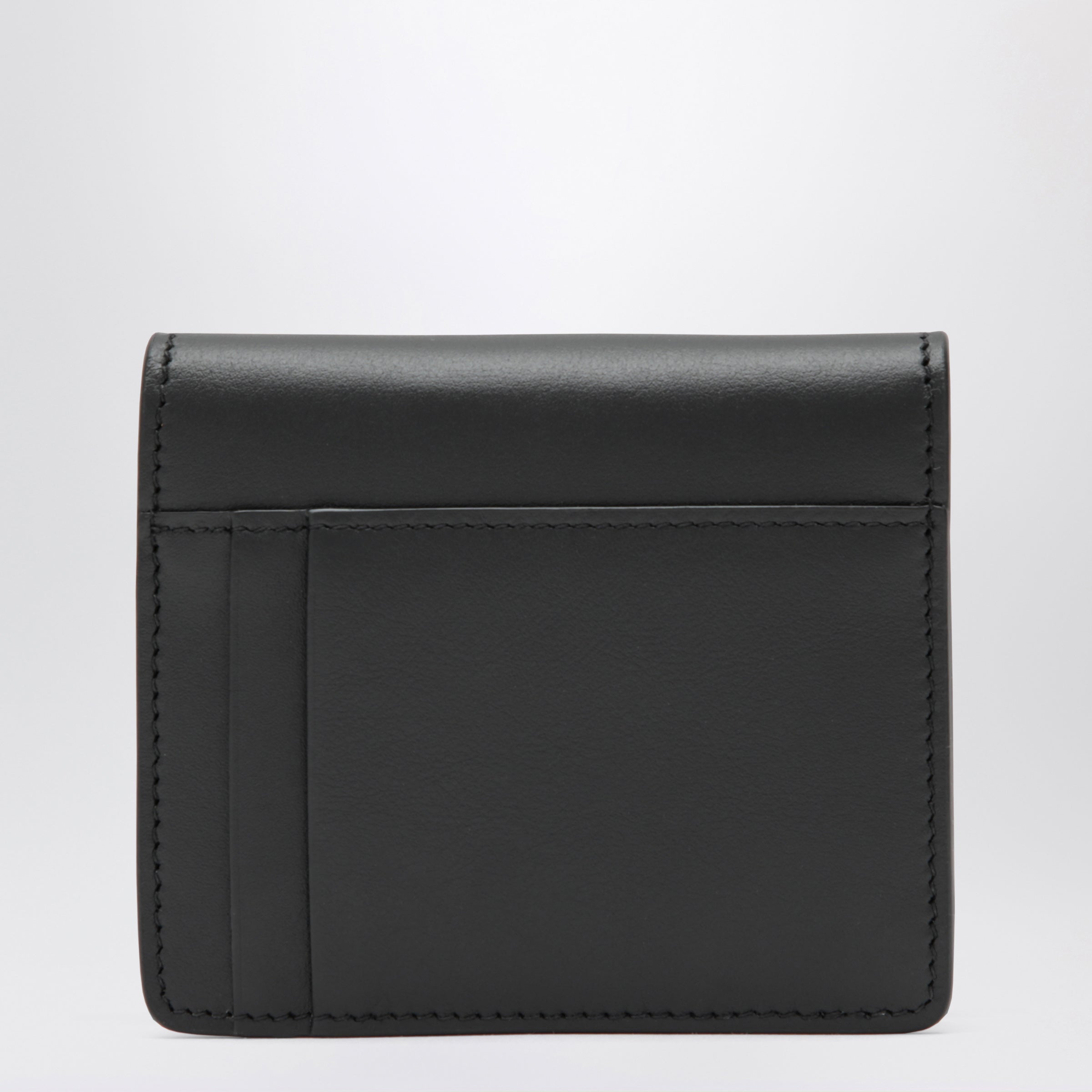 Dolce&Gabbana Black Leather Wallet With Dg Logo Women
