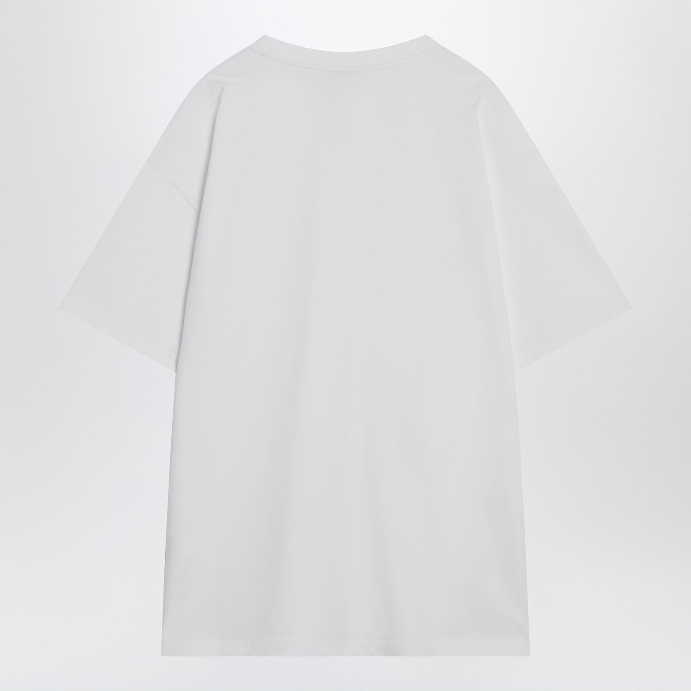 Givenchy White Cotton T-Shirt With Logo Patch Men