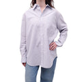 BOTTEGA VENETA BLUE PLAID BLOUSE - SIZE 40