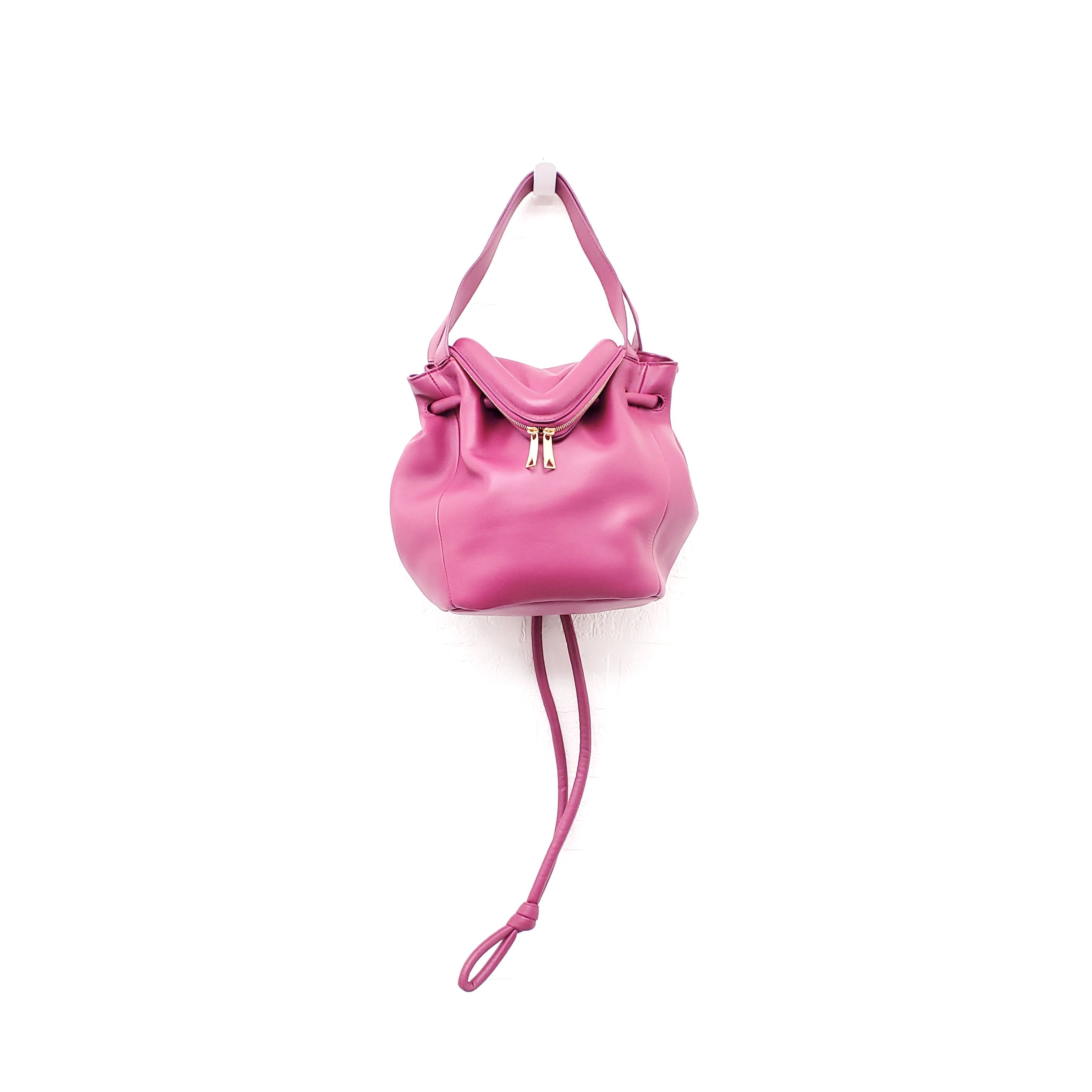 BOTTEGA VENETA FUSCIA 2WAY BEAK BAG