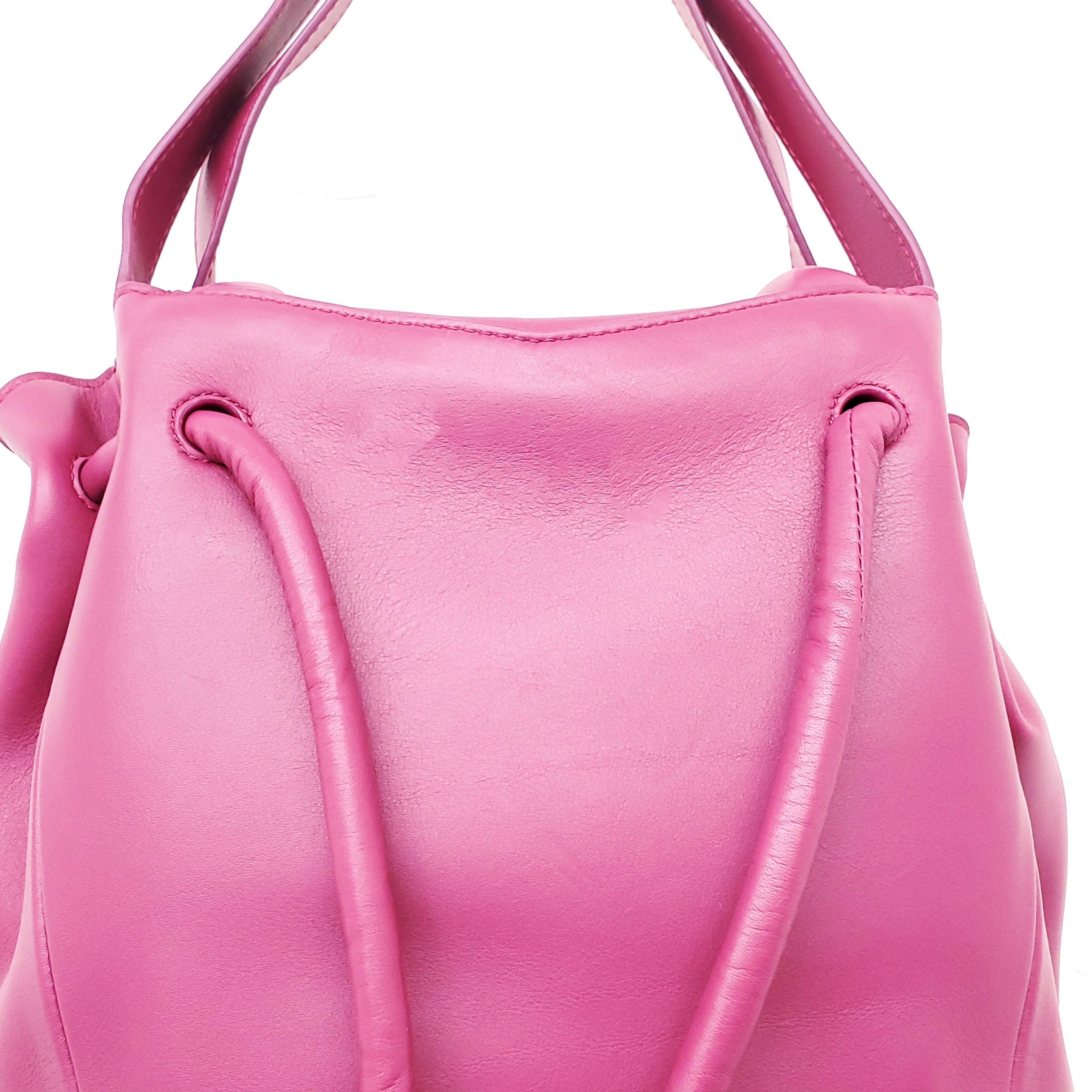 BOTTEGA VENETA FUSCIA 2WAY BEAK BAG