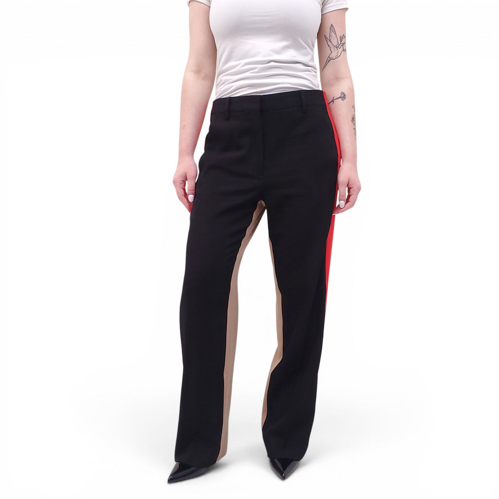 BURBERRY 3-TONED STRIPED TROUSERS - SIZE US 8