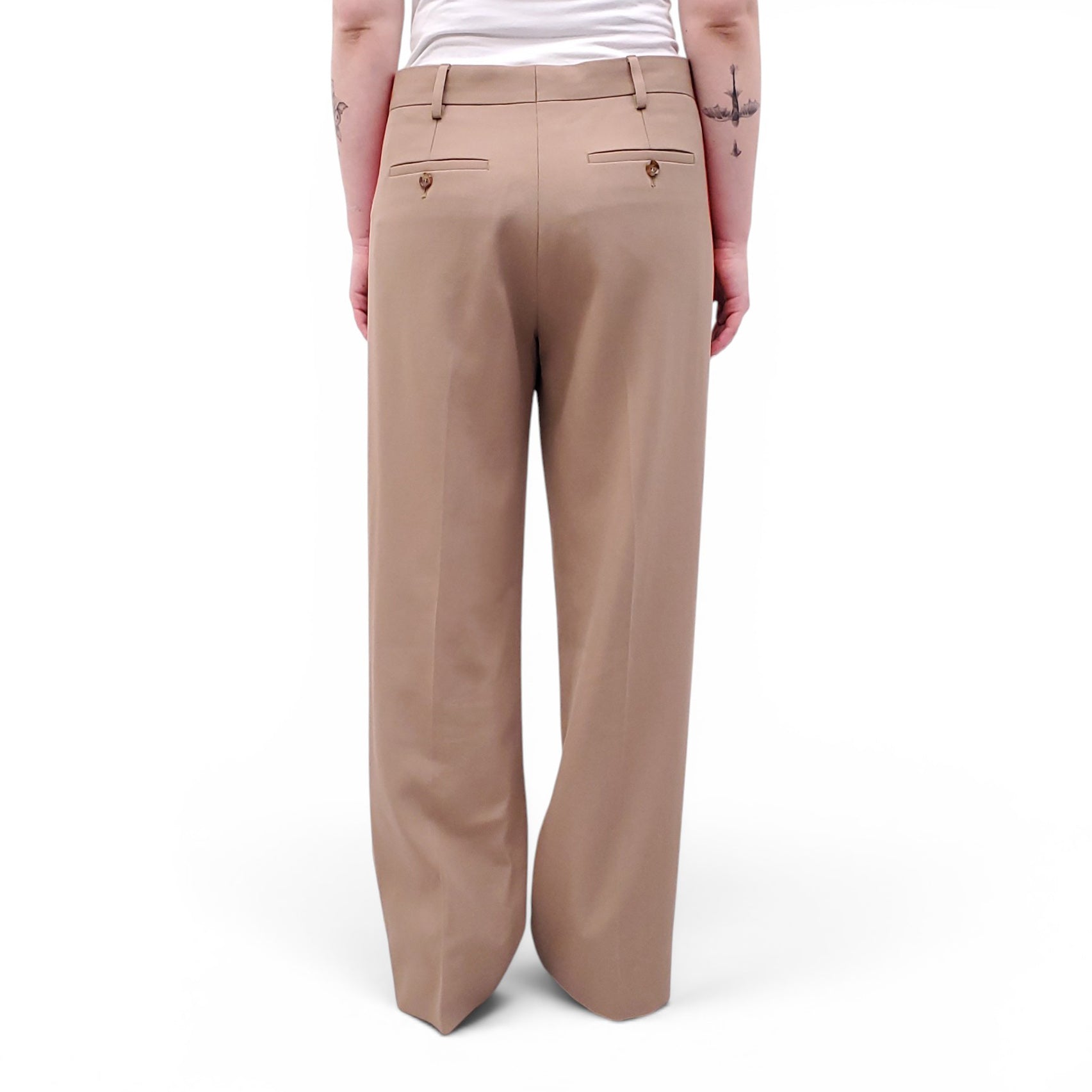BURBERRY 3-TONED STRIPED TROUSERS - SIZE US 8