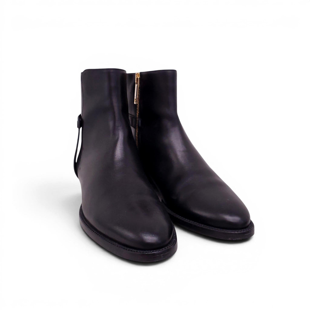 BURBERRY BLACK ANKLE BOOTS - SIZE 37