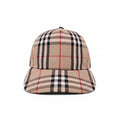 BURBERRY CHECK BASEBALL HAT - SIZE M