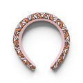 BURBERRY ORANGE MONOGRAM HEADBAND